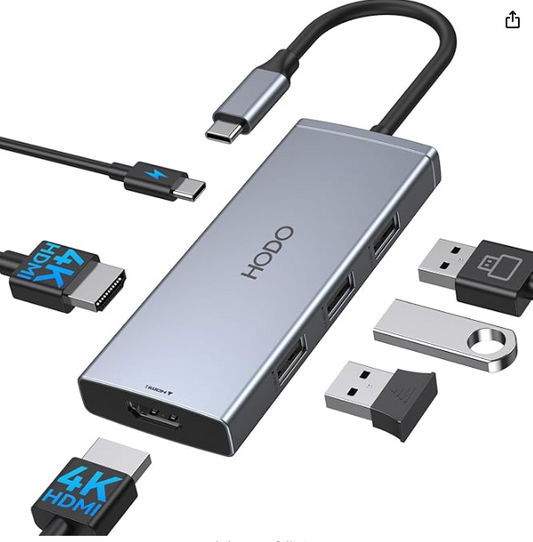 USB C Docking Station Dual Monitor Adapter